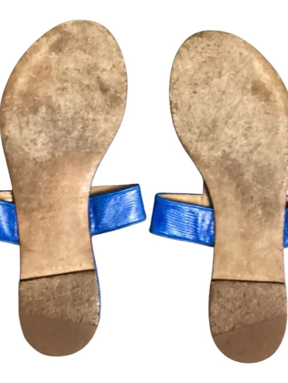 Tory Burch Tropical Blue Leather Kira Thong Sandal